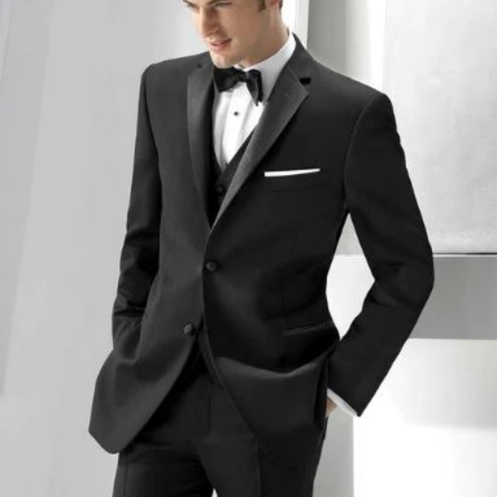 IKE BEHAR EVENING BLACK 'PARKER' TUXEDO